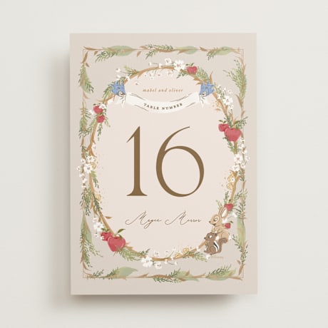 Table Numbers