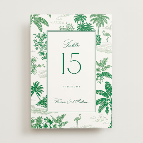 Table Numbers