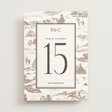 Table Numbers