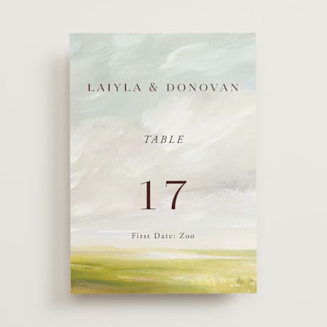 Table Numbers