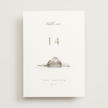 Table Numbers