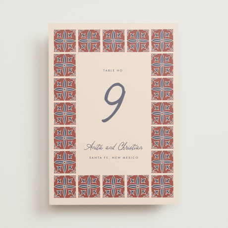 Table Numbers