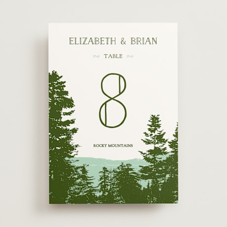 Table Numbers