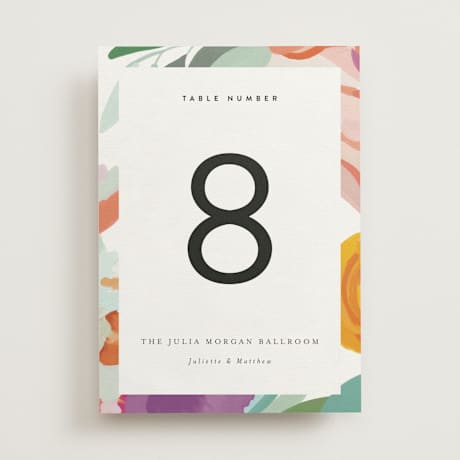 Table Numbers