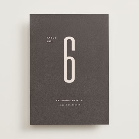 Table Numbers
