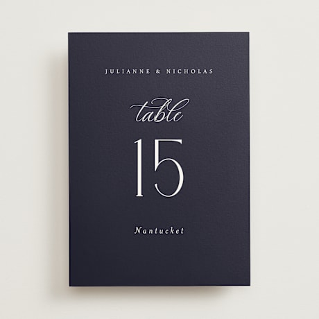 Table Numbers