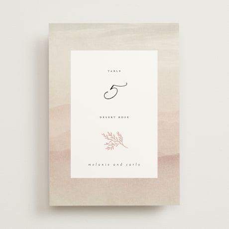Table Numbers