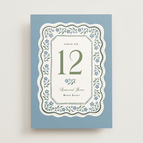 Table Numbers