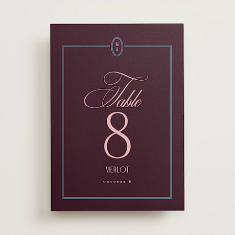 Table Numbers