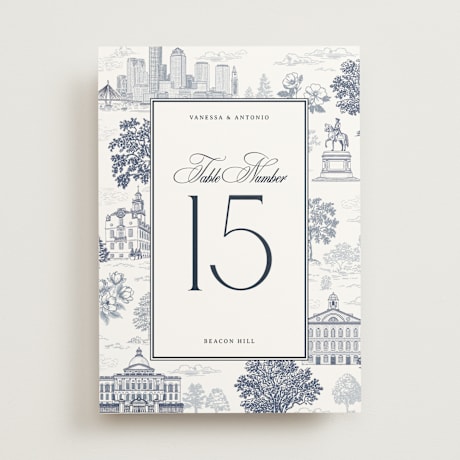 Table Numbers