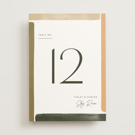 Table Numbers