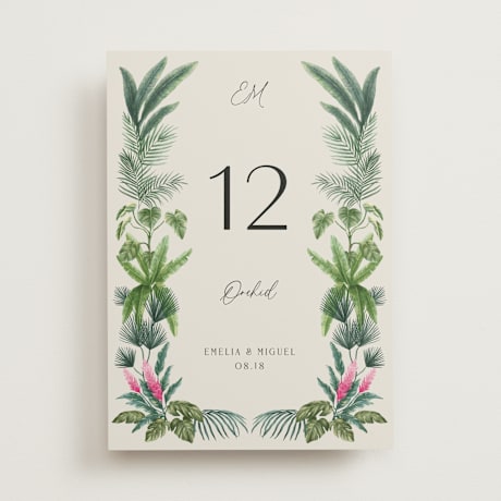Table Numbers