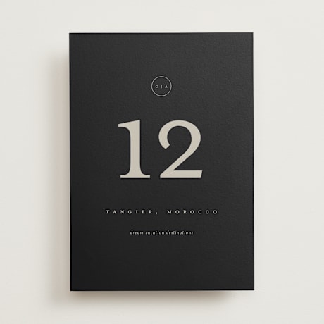 Table Numbers