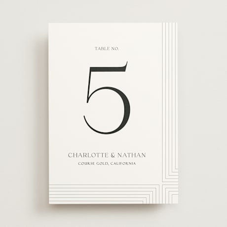 Table Numbers