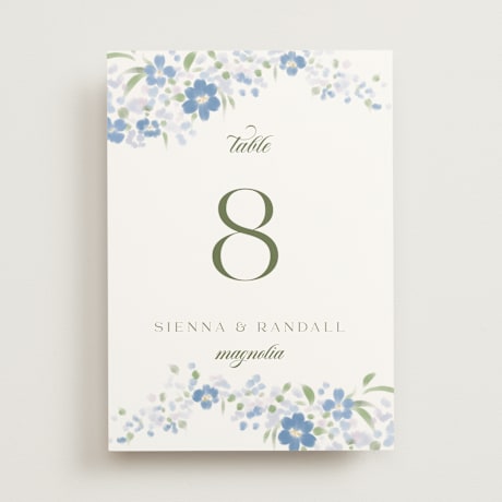 Table Numbers