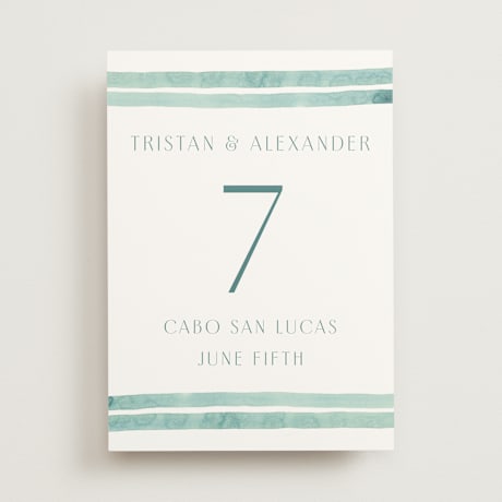 Table Numbers