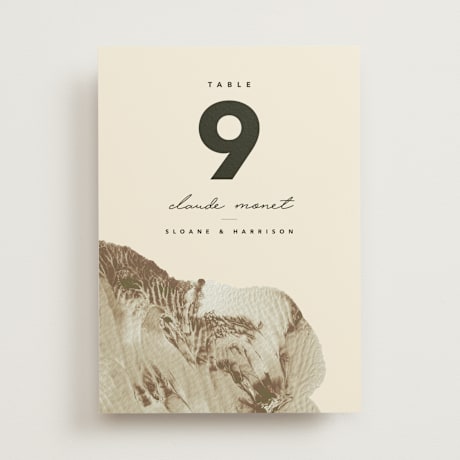 Table Numbers