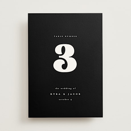 Table Numbers