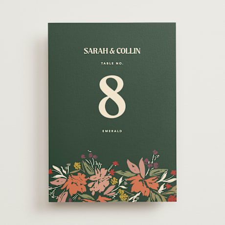 Table Numbers