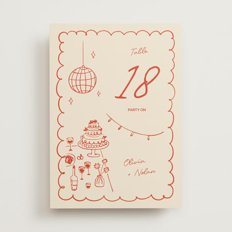 Table Numbers