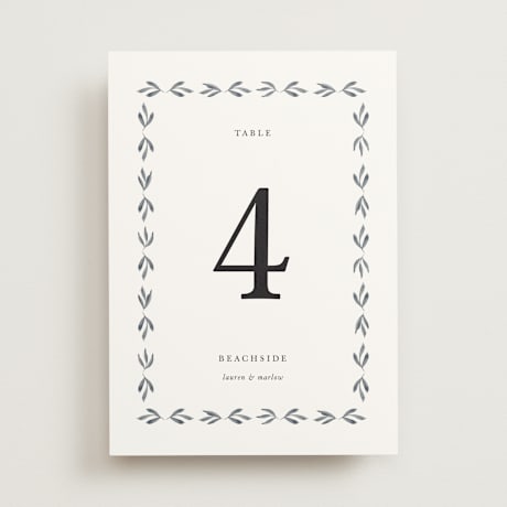 Table Numbers