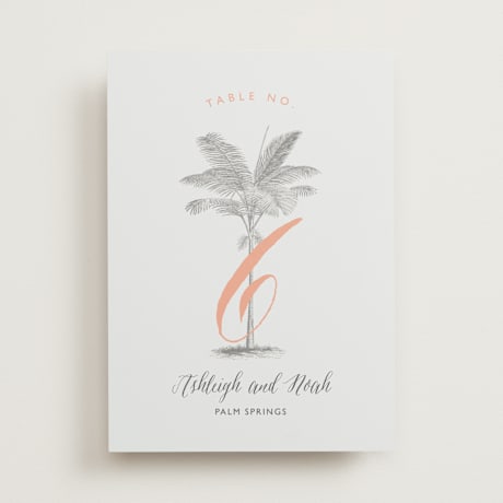 Table Numbers