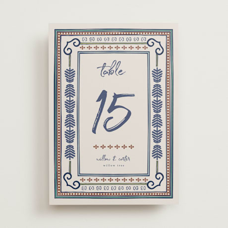 Table Numbers