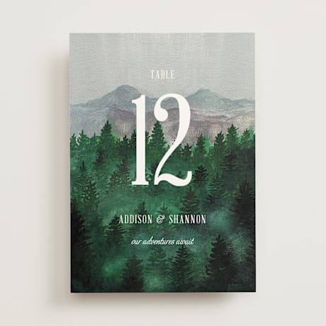 Table Numbers