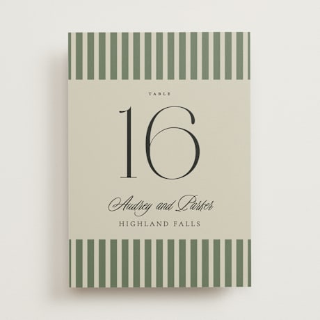 Table Numbers