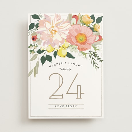 Table Numbers