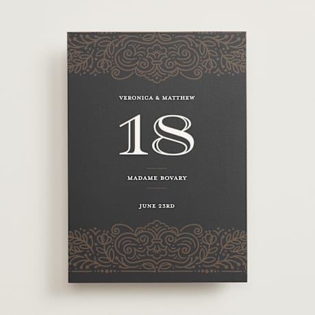Table Numbers