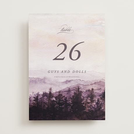 Table Numbers
