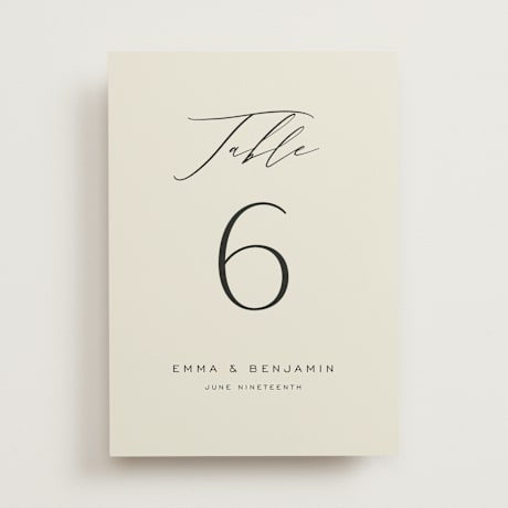 Table Numbers
