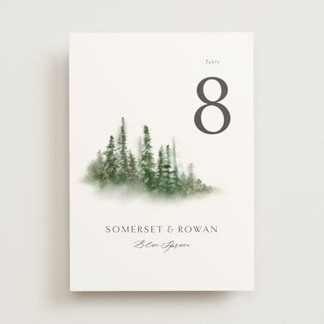 Table Numbers