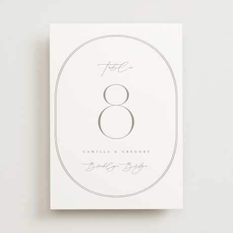 Table Numbers