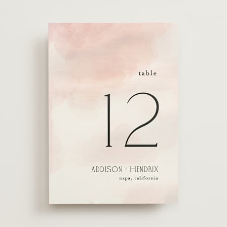 Table Numbers