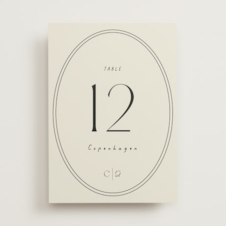 Table Numbers