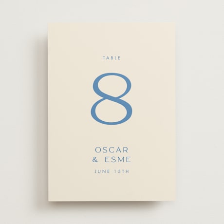 Table Numbers