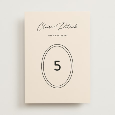 Table Numbers