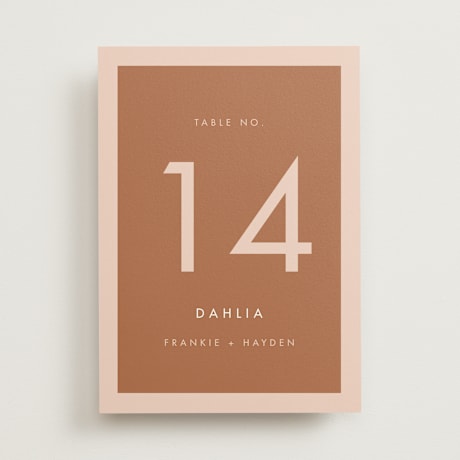 Table Numbers