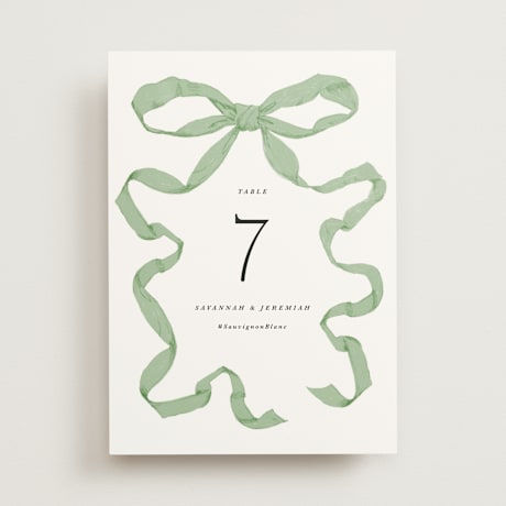 Table Numbers