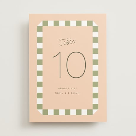 Table Numbers