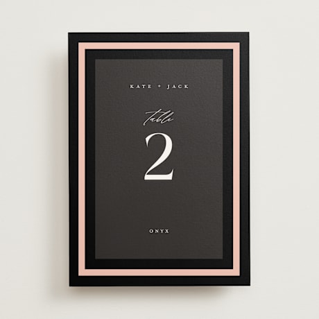 Table Numbers
