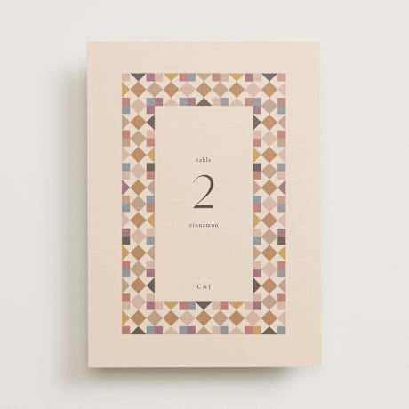 Table Numbers