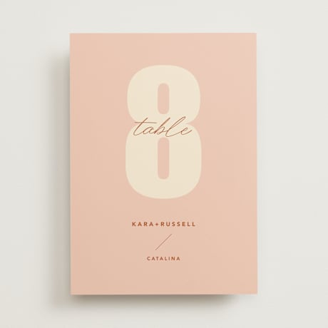 Table Numbers