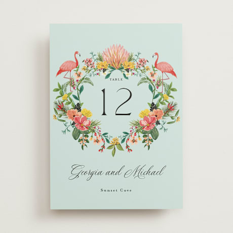 Table Numbers
