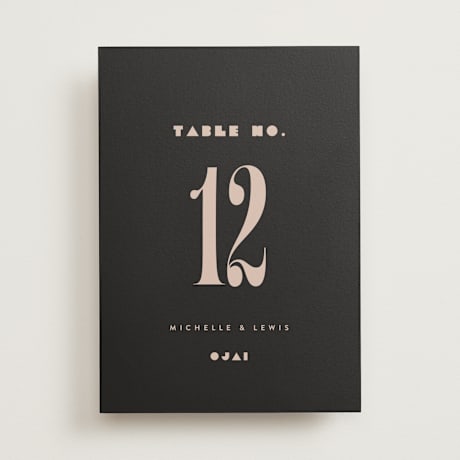 Table Numbers