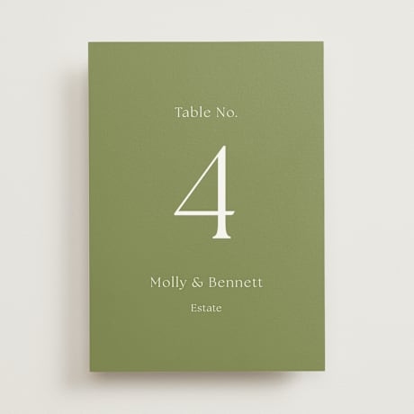 Table Numbers