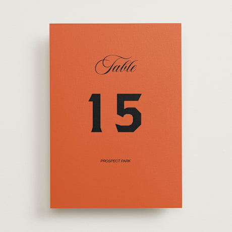 Table Numbers