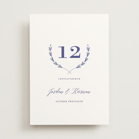 Table Numbers